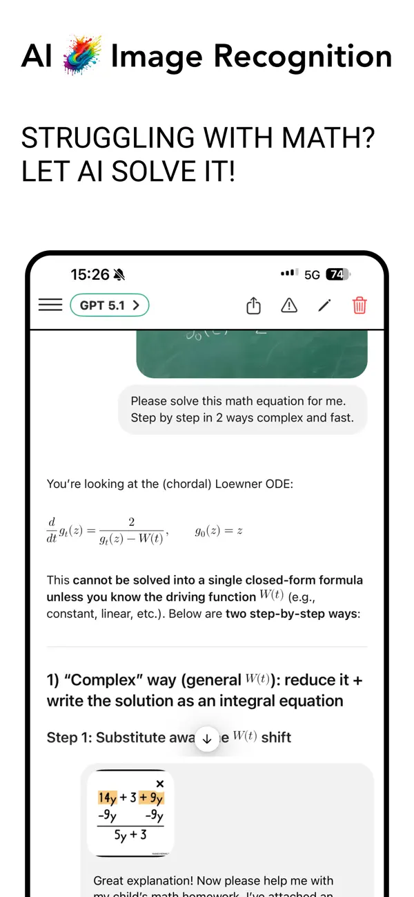 Screenshot #2 pour AI Chatbot - Ask AI Anything‎
