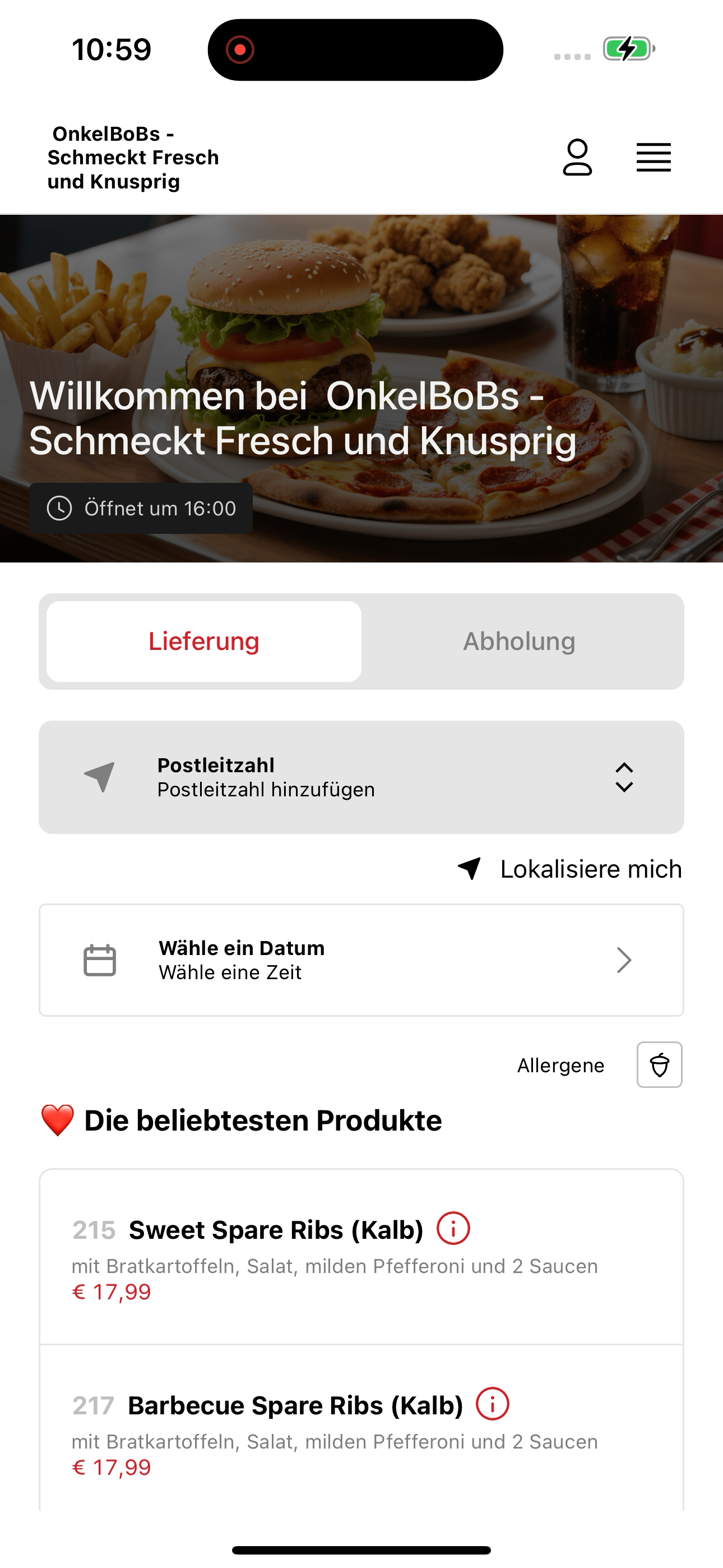 Onkel BoBs Burgers & Pizza screenshot 6