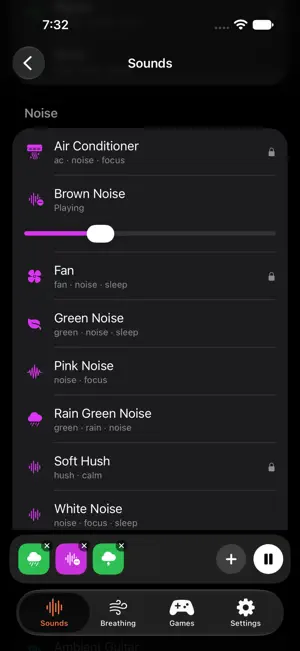 Sonno: Relaxing Sounds & Games screenshot 2