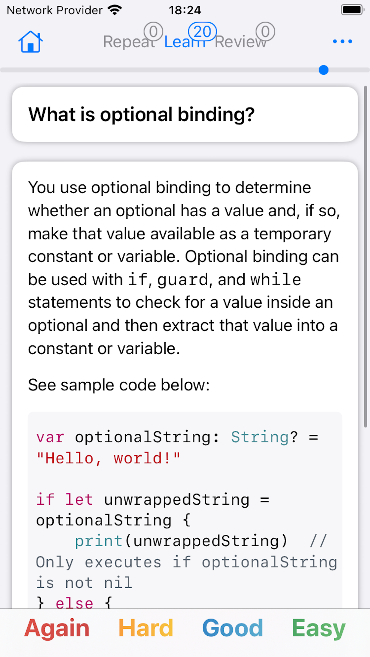 Programming Flashcards