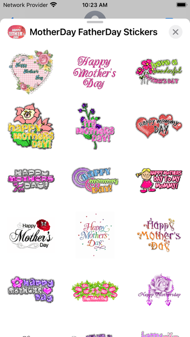 Mother's & Father Day Stickers Screenshot