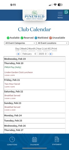 Pinewild Country Club screenshot