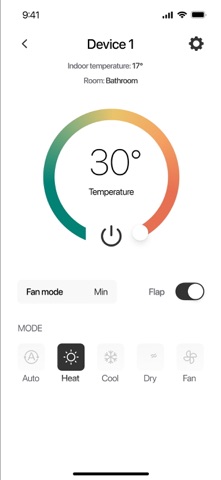 Aquarea Home iPhone screenshot