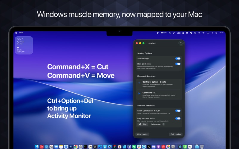 cmd+x screenshot