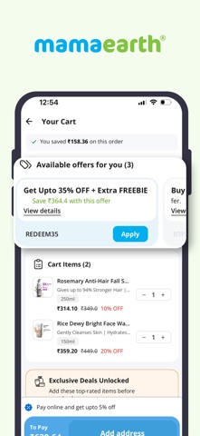 Mamaearth: Beauty & Skincare iPhone screenshot 2