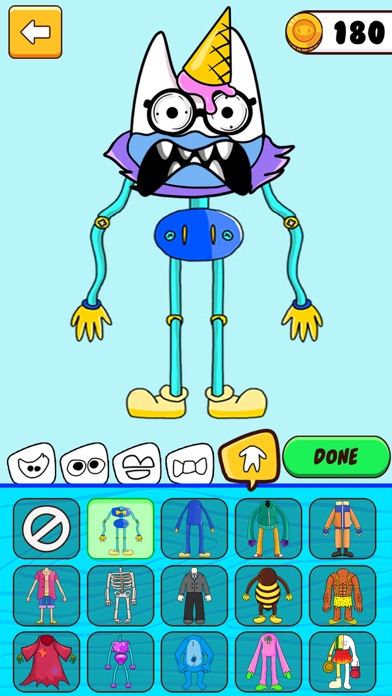 DIY Monster Makeover Game Screenshot