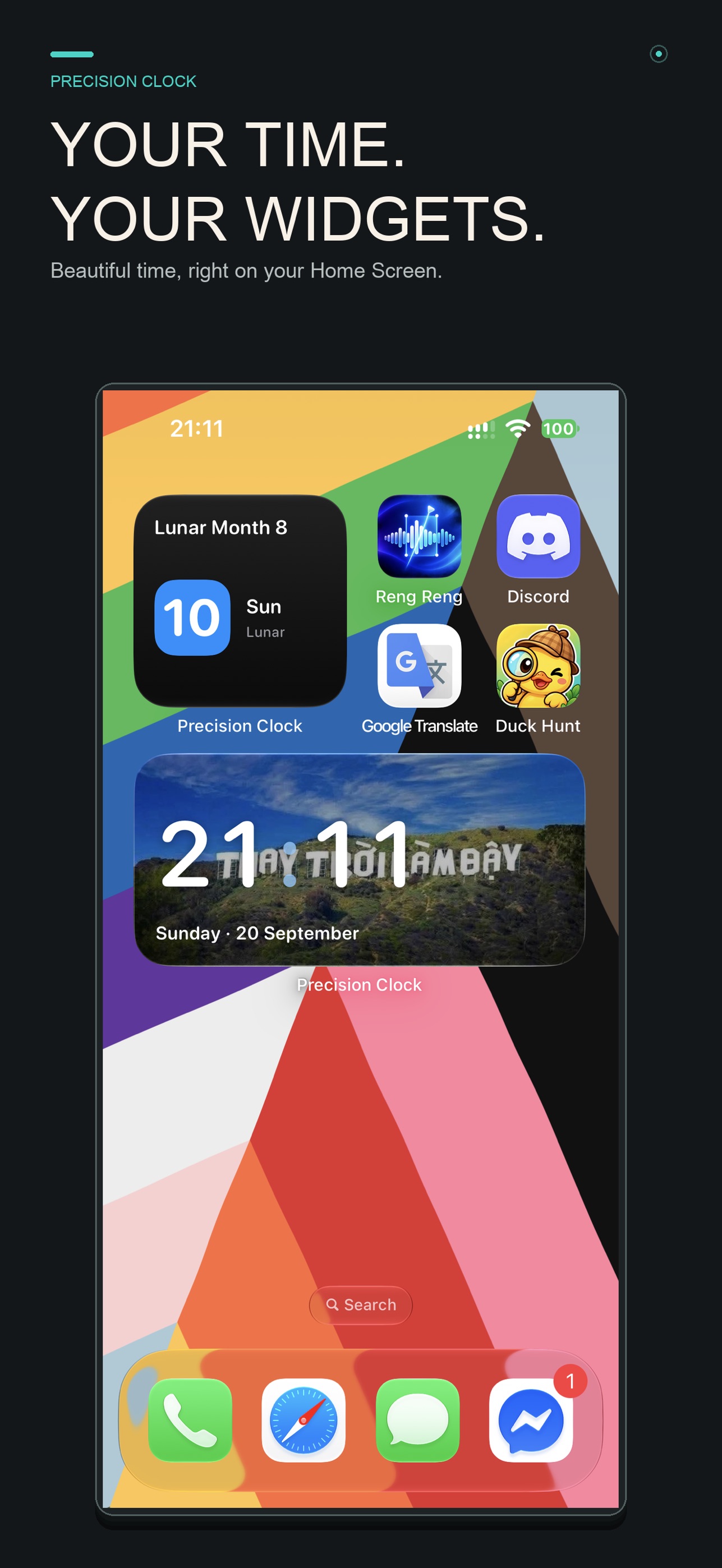Screenshot 2 of Precision Clock: Widgets
