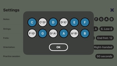 GuitarNotes - Master Fretboard Screenshot