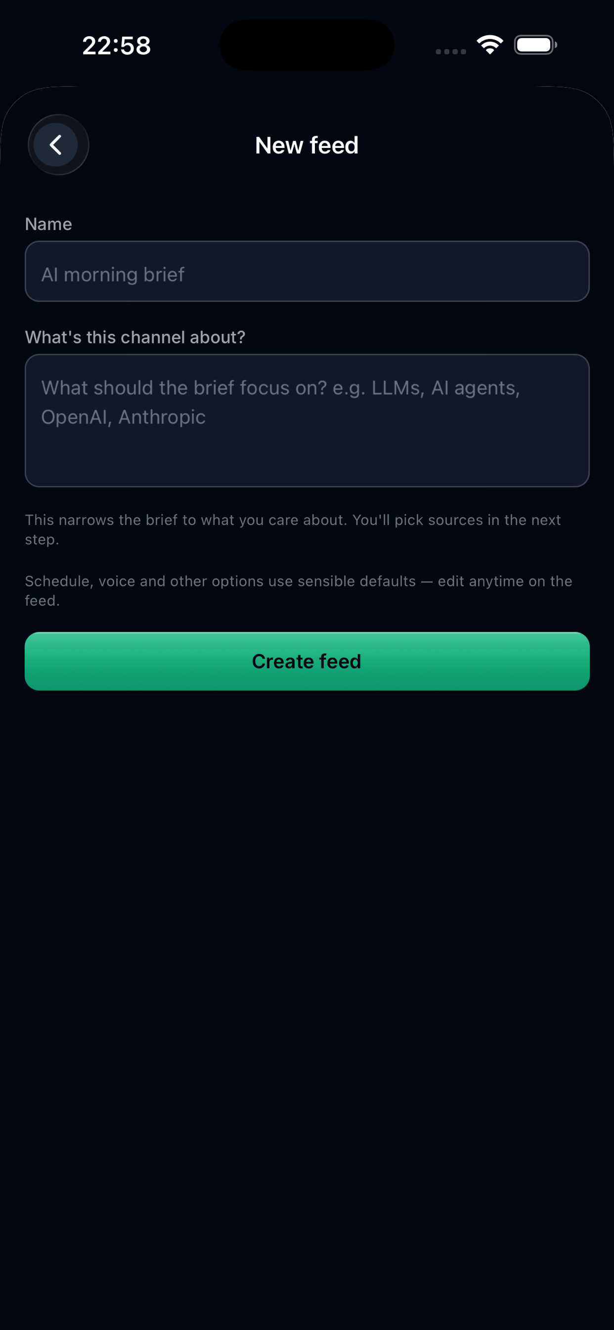 Briefcaster: Audio News Brief screenshot 4