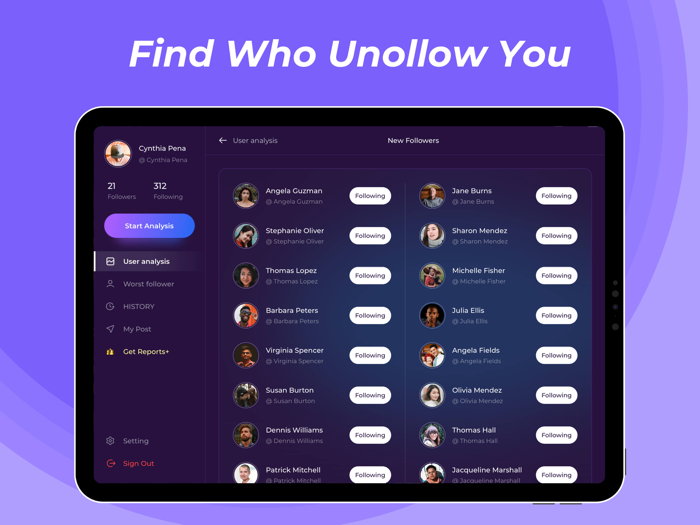 xFollower IG粉絲分析器