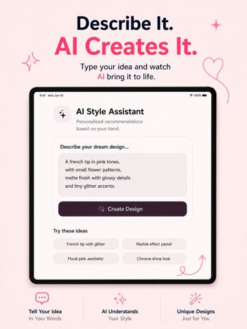 Naily AI: Nail Art Design iPad screenshot