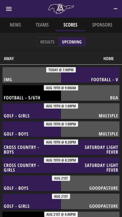 Lipscomb Academy iPhone screenshot 5 - Sports app