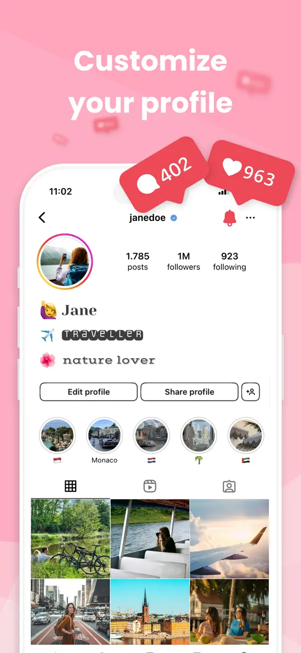 Screenshot #2 pour Fontly: Fonts for Story, Video