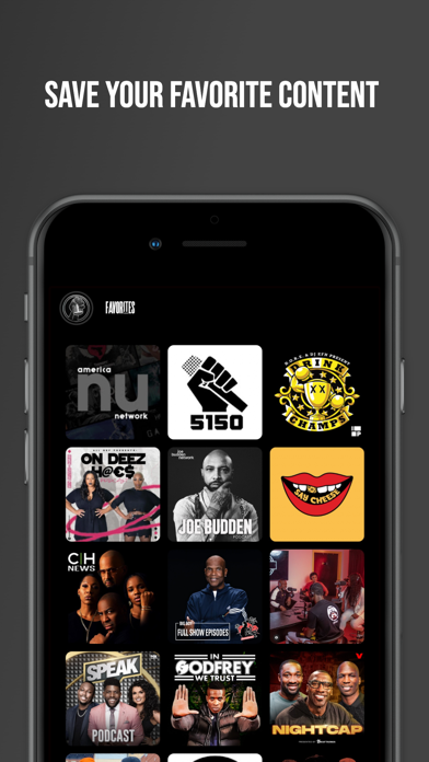 The Black Podcast App Screenshot