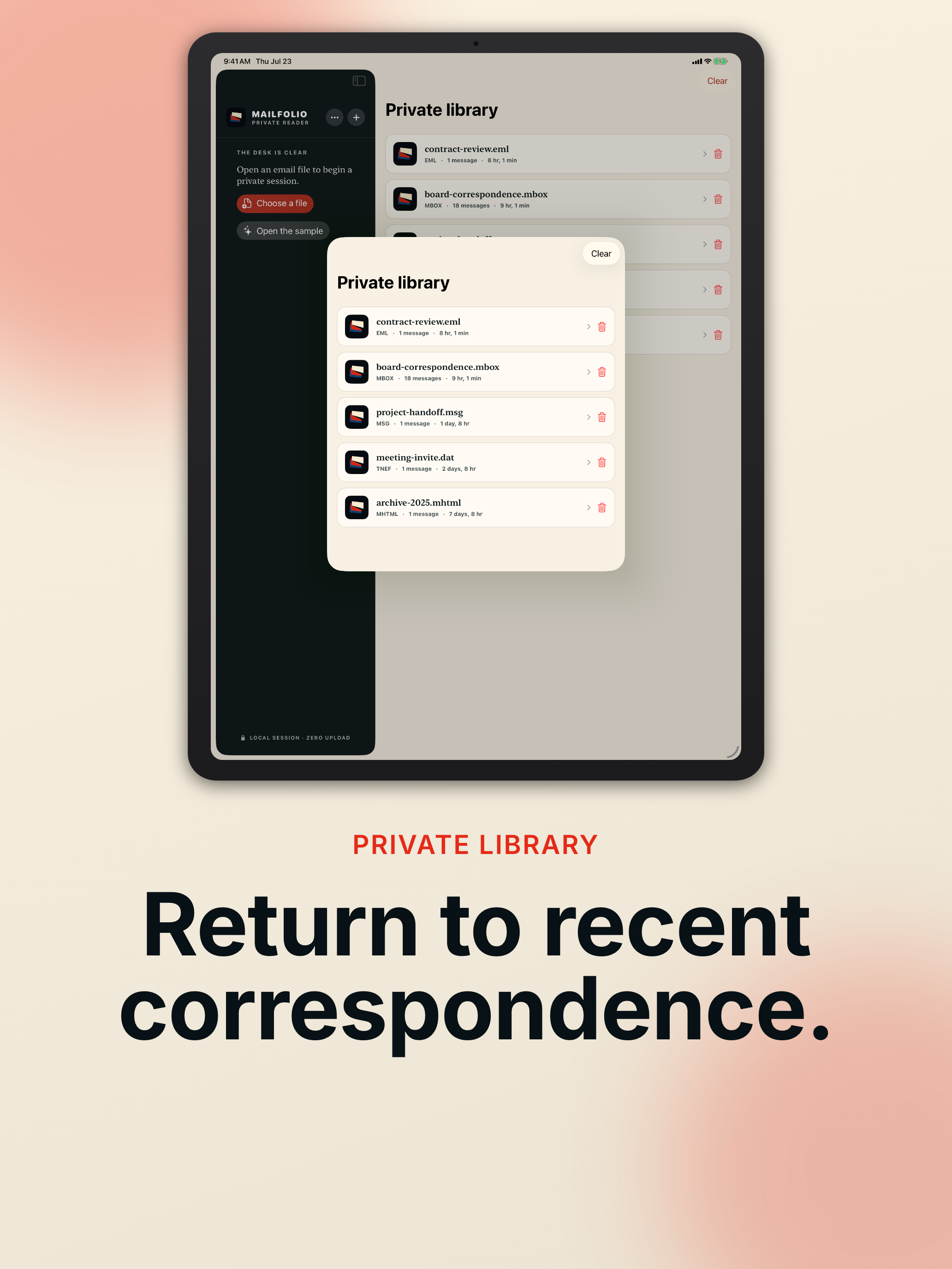 MailFolio: MSG & EML Viewer screenshot 10