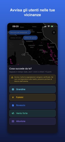 WeatherAlarm ITA iPhone screenshot 6
