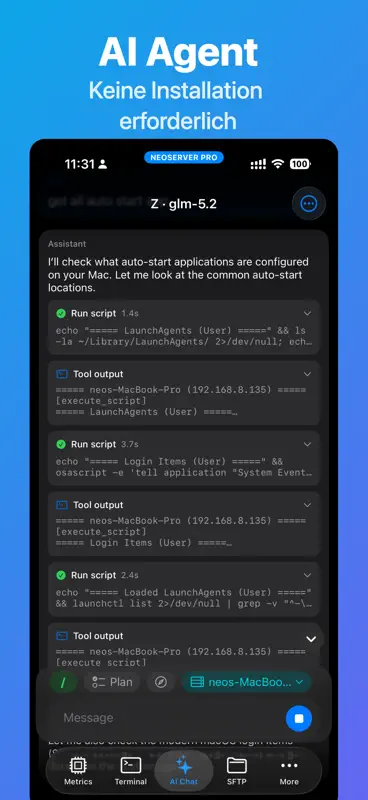 NeoServer SSH Client Terminal screenshot 4 of 10