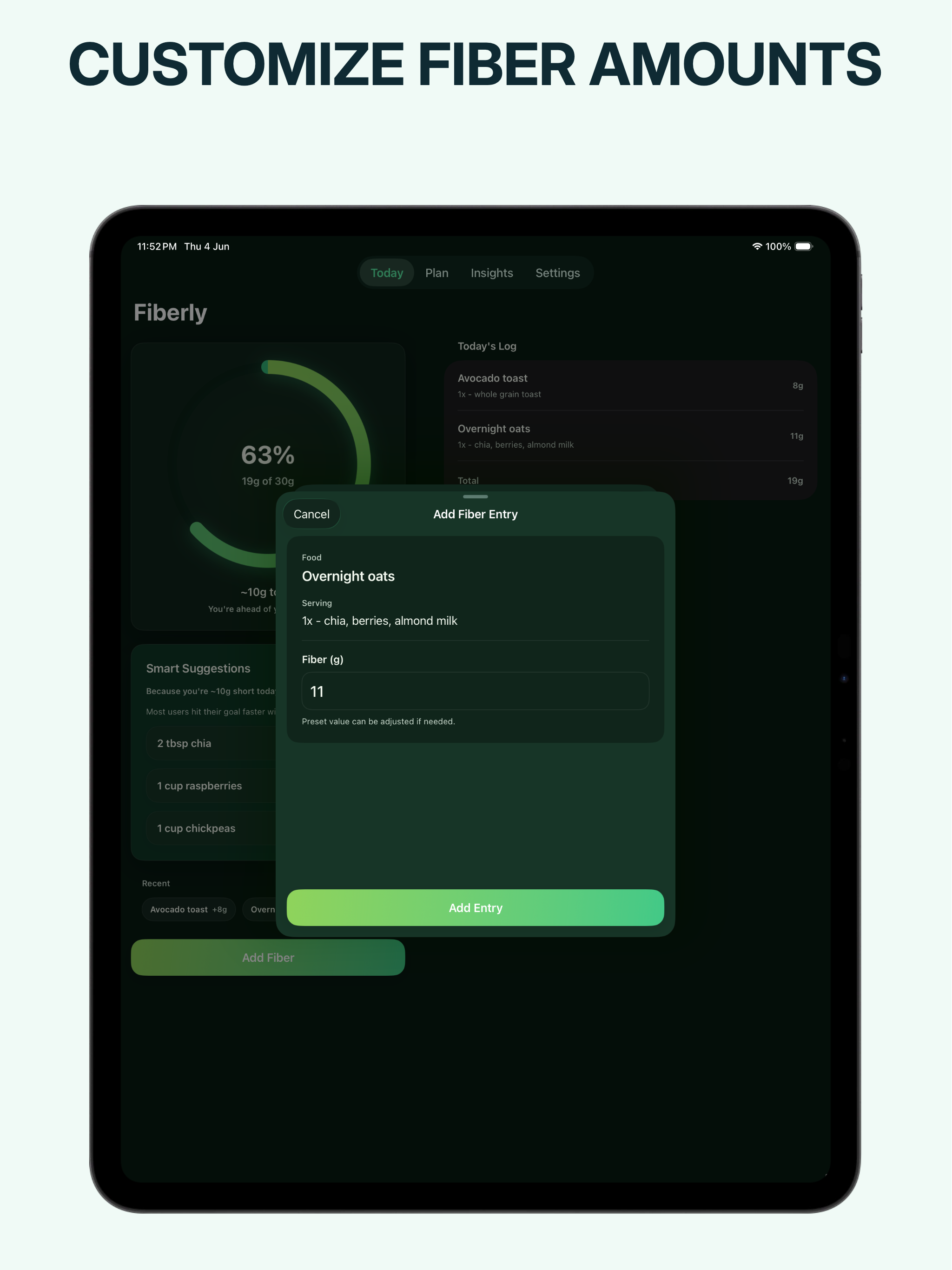 Fiber Tracker - Fiberly screenshot 13