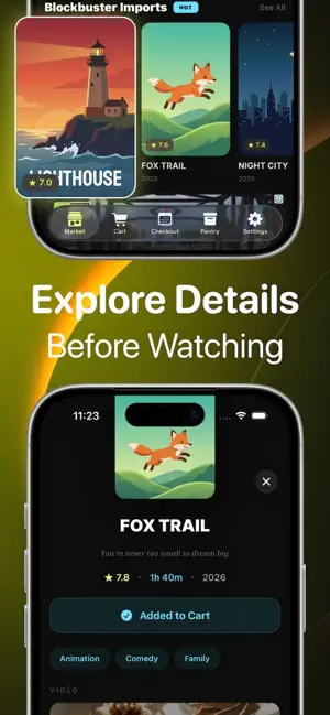 smartcart: movie simulator iPhone screenshot 5