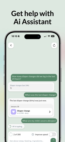 Easy Baby Tracker: MyBaby iPhone screenshot