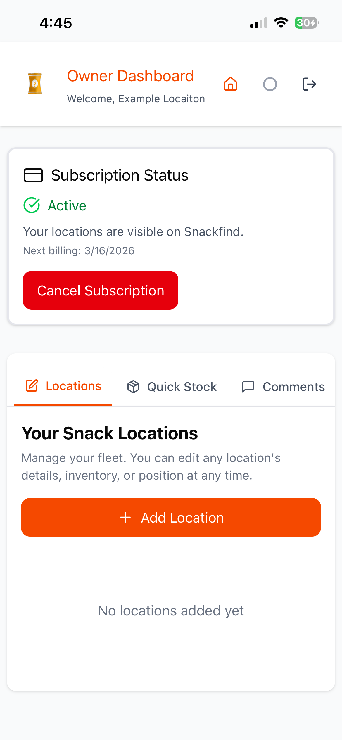 Snackfind screenshot 6