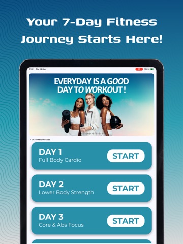 Weight Loss at Home in 7 Days iPad screenshot
