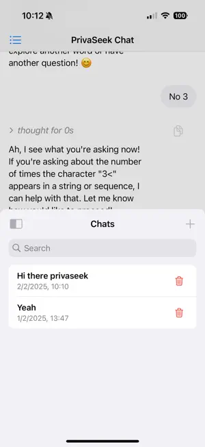PrivaSeek screenshot 1