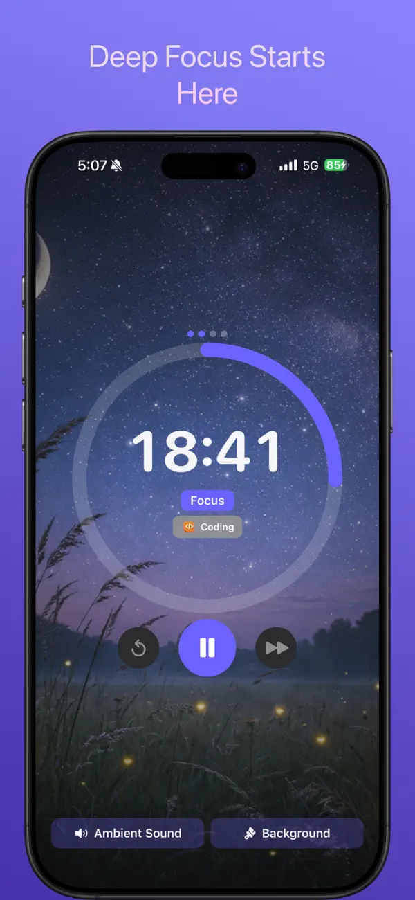 Screenshot #1 pour Pomiro - Minuteur Focus