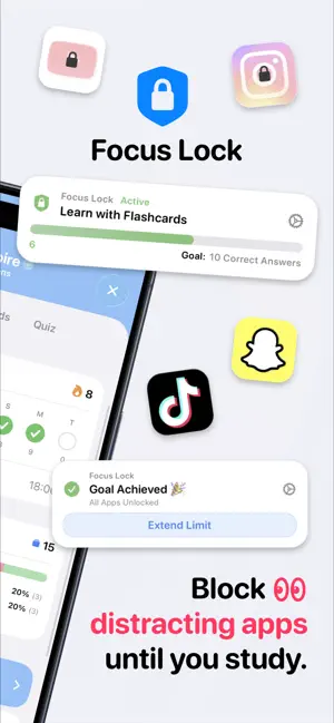 Flashio: Flashcards & Blocker screenshot 2