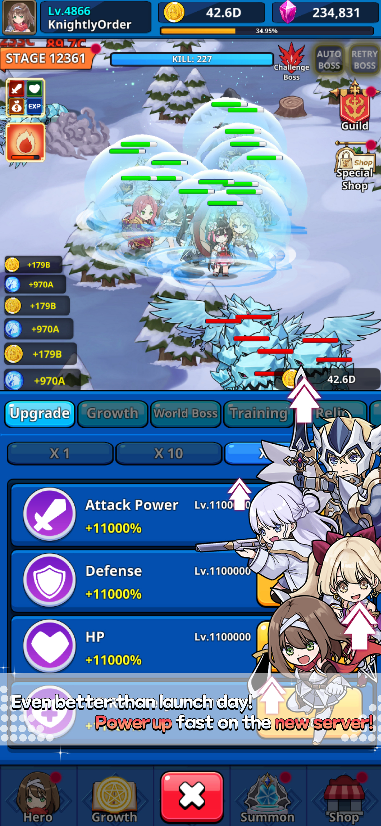 Raise Your Knights:New Server!