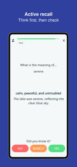 Rare English Words Trainer screenshot 3
