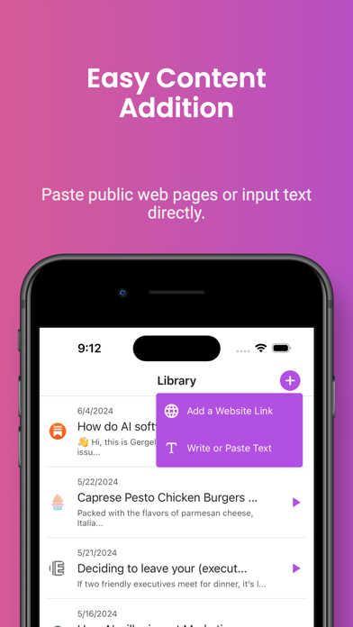 TextTalk: Text to Audio Screenshot