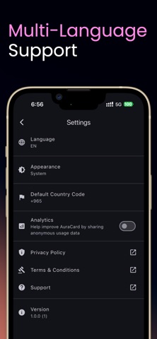 AuraCard Pro screenshot