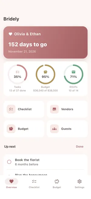 Bridely: Wedding Planner screenshot 2
