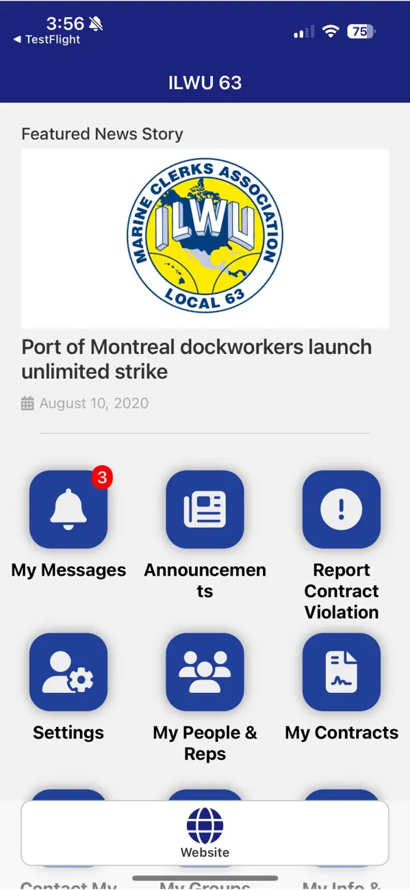 Screenshot #1 pour ILWU 63