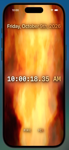 FireAndIceClock screenshot 3