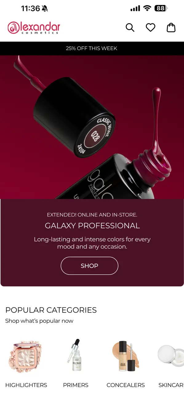 Screenshot #1 pour Alexandar Cosmetics
