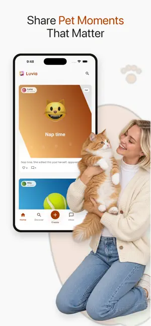 Luvia: Pet Video & Chat screenshot 1