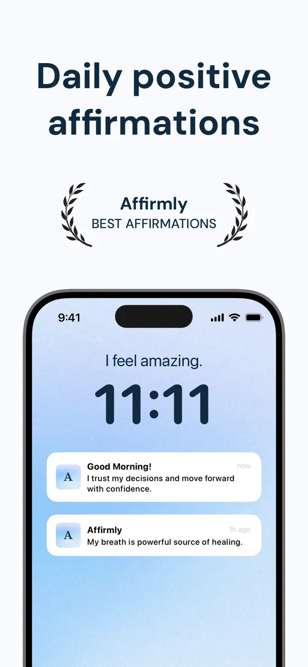 Positive Affirmations-Affirmly app screenshot 3