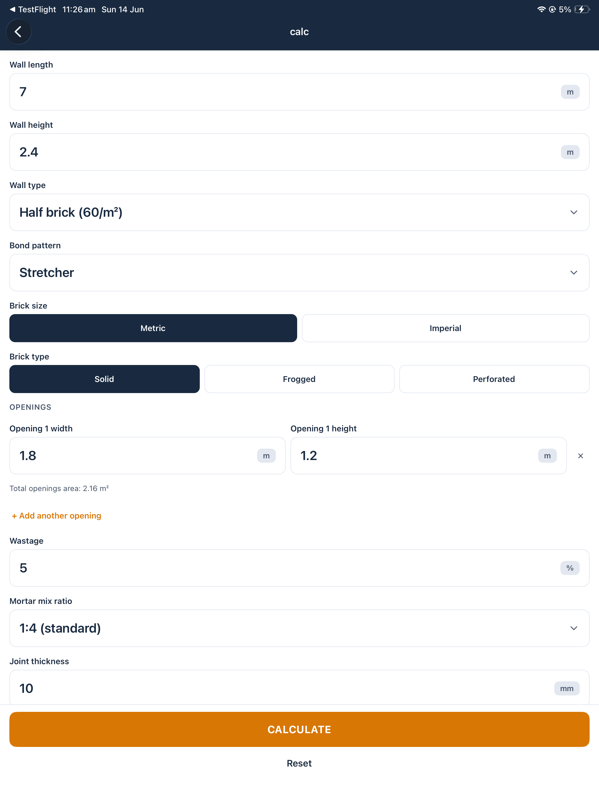 Datum: The Builders Calculator