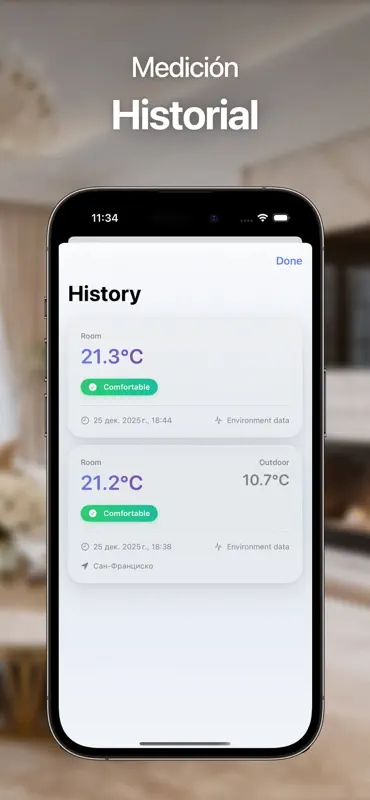 Temperatura en la Habitación screenshot 3 of 4