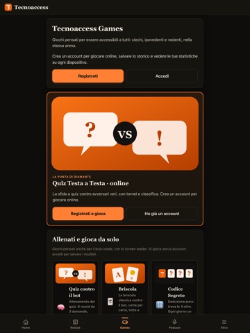 Tecnoaccess: notizie e giochi iPad screenshot 2