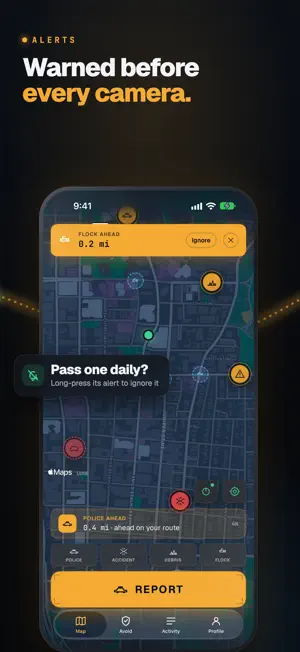 Roadar: Flock & Speed Cameras screenshot 3