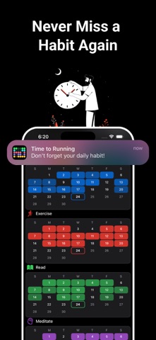 Habit Tracker - Minimal Habits iPhone screenshot