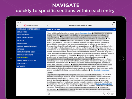 IV Medications Gahart iPad screenshot 4 - Medical app