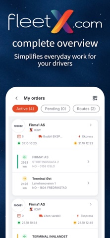 FleetX.com Driver App Screenshot 3 of 8