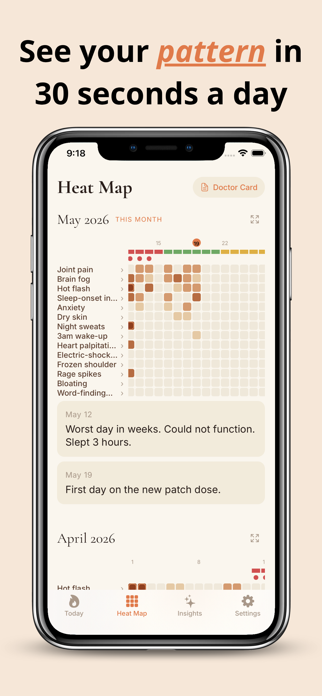 Cusp: Perimenopause Tracker Screenshot 1 of 7
