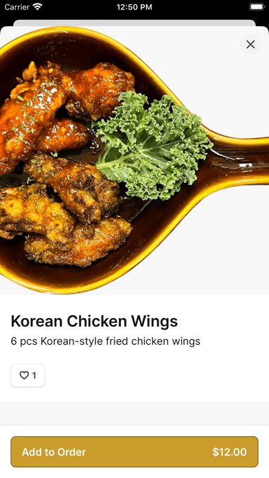 MOA Korean BBQ iPhone screenshot 3 - Food & Drink app