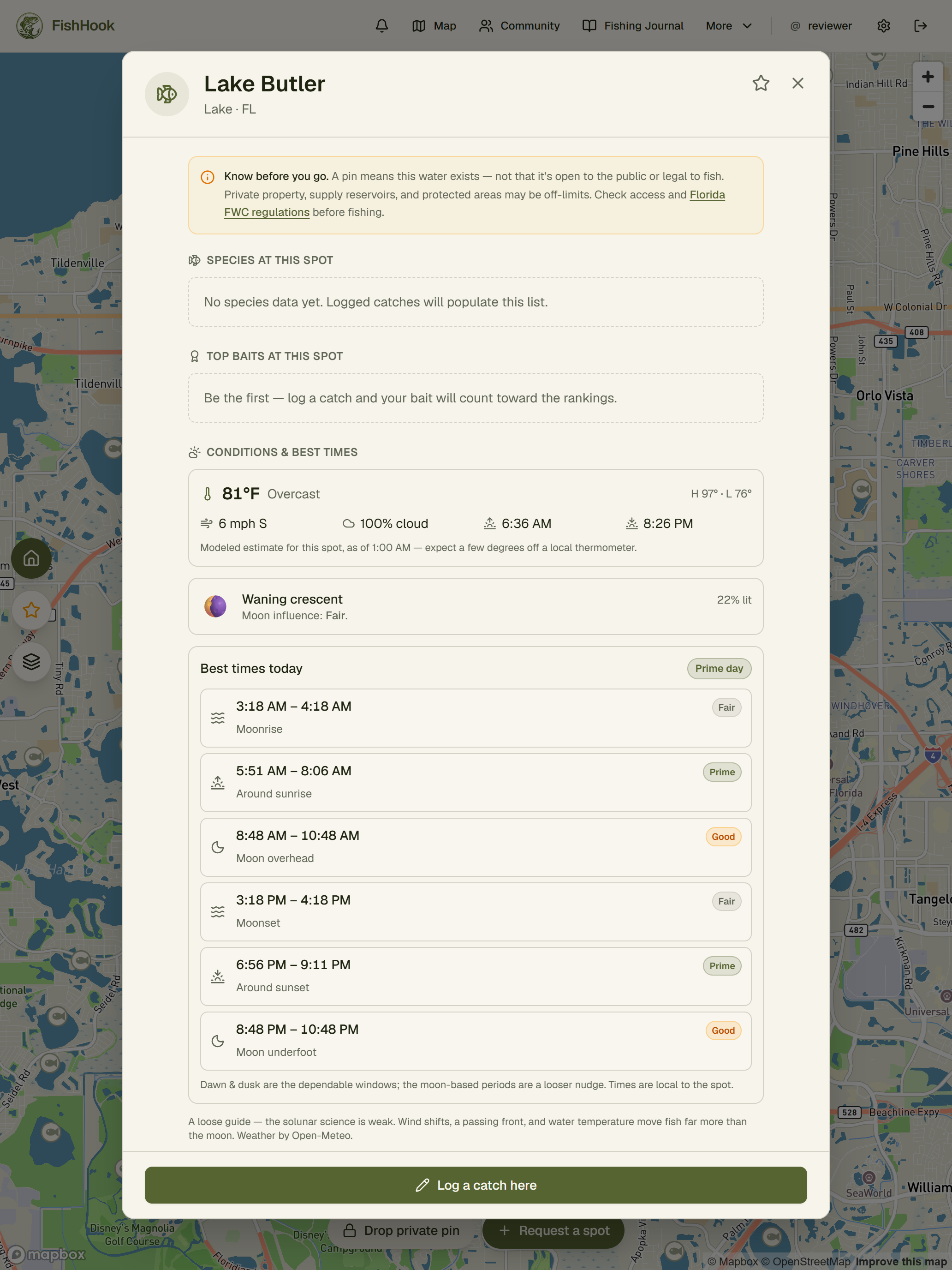 FishHook: Fishing Maps & Logs screenshot 9