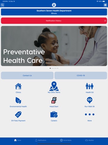 Southern Seven Health IL iPad screenshot
